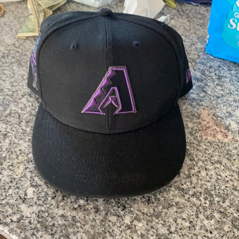Purple Diamond Backs Fitted Cap